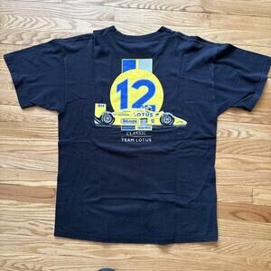 Vintage Ayrton Senna Lotus Type 99 T Shirt Size XL Rare